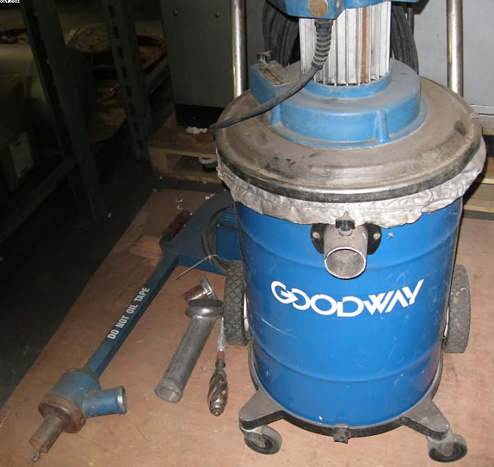 GOODWAY Soot-A-Matic fire tube boiler cleaner & vacuum,